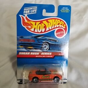 Convertible Mazda MX-5 Miata Reese's Peanut Butter Cup Hot Wheel Toy Car New